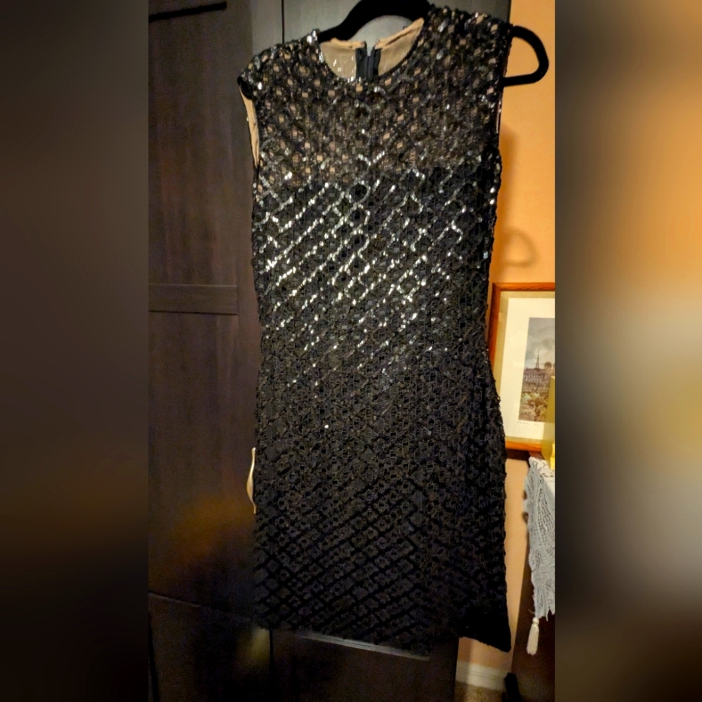 Vintage MidCentury 1950s Anne Fogarty Sequin‎ Dress